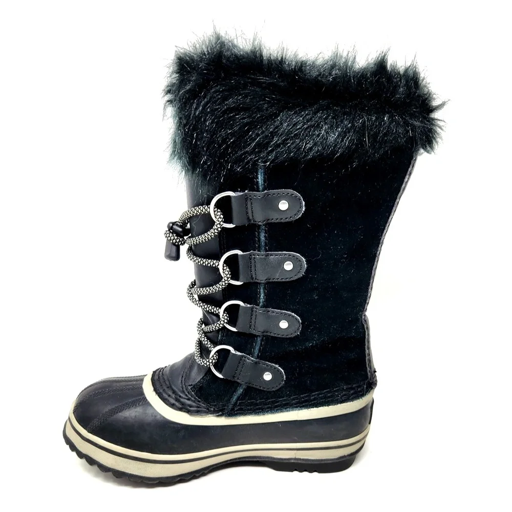 Sorel Yoot Pac boots size 2 NY1966-013 Waterproof Youth Winter Snow Boots Fur